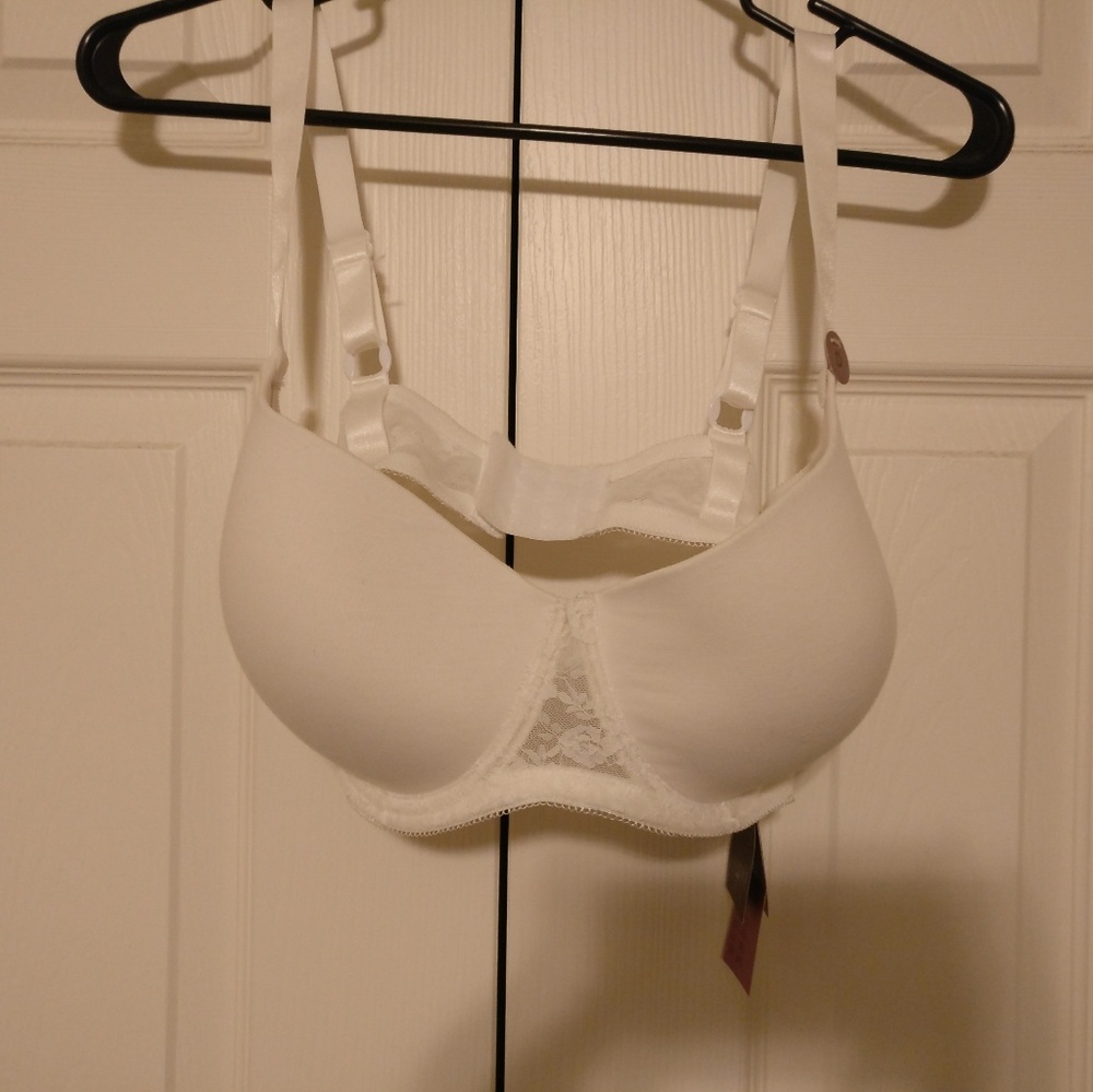 H&M white with lace bra nwt